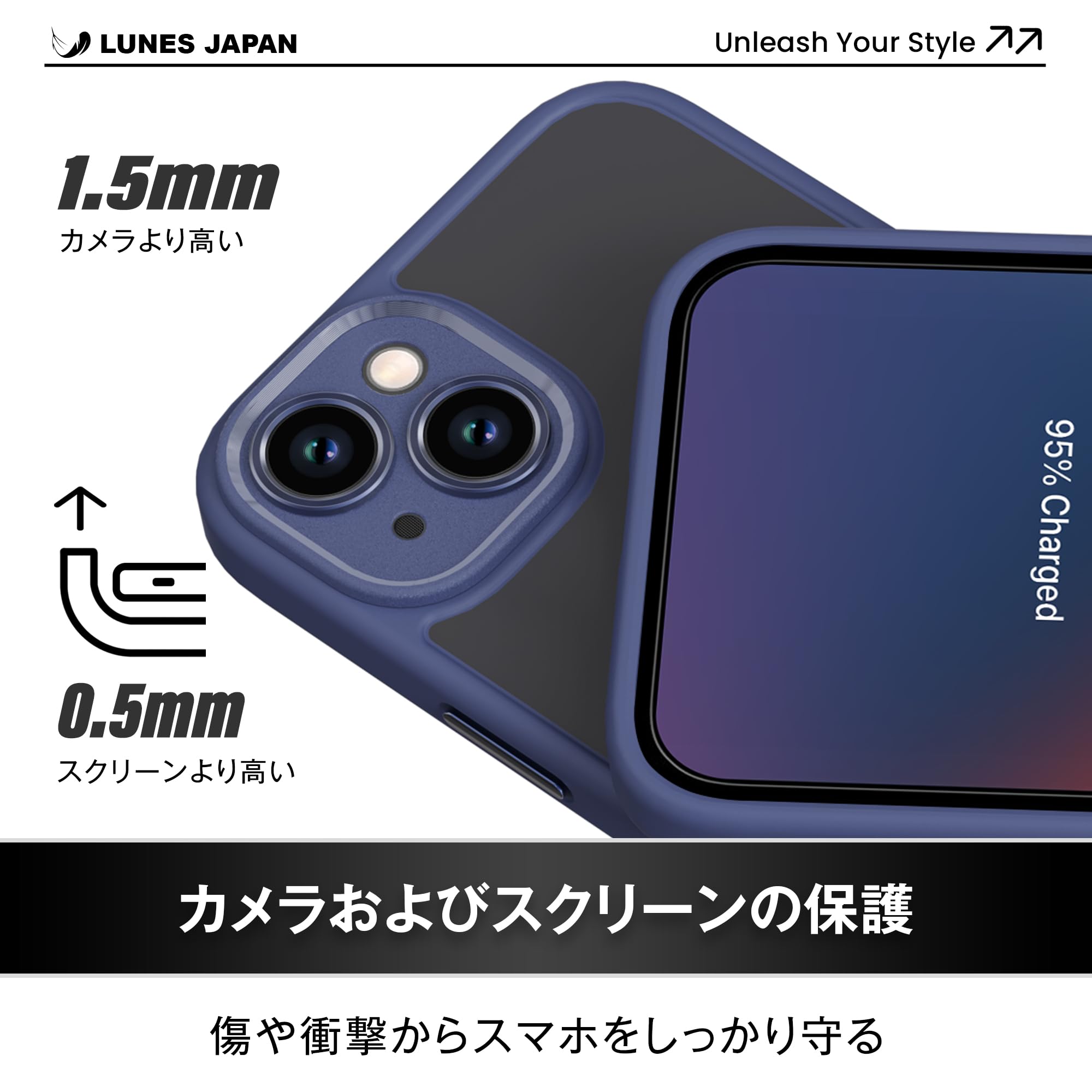 Amazon.co.jp: LUNES iPhone 14 ケース Magsafe対応 アイフォン14